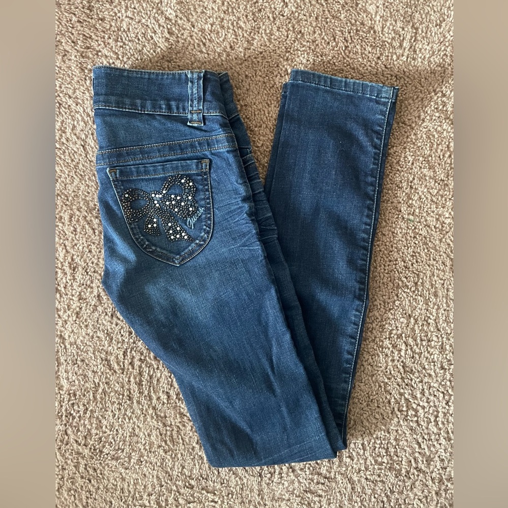 Rhinestone guess jeans